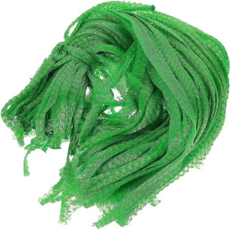 100 sacs à provisions en nylon épais de 50 cm, contenants pour fruits et fruits de mer (vert) (1/5)