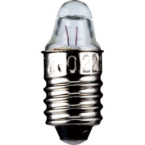 goobay Lentille Pointue pour Lampe de Poche, 1,55 W culot E10, 3,7 V (DC), 300 mA (9334) (1/2)