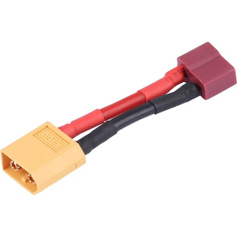 Adaptateur T Plug Femelle vers XT60 Mâle pour Batterie et Chargeur RC (1/5)