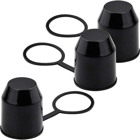 pair Lot de 3 capuchons de protection d'attelage de remorque avec anneau de verrouillage résistant aux intempéries et au lavage de voiture.-Fei Yu (1/5)