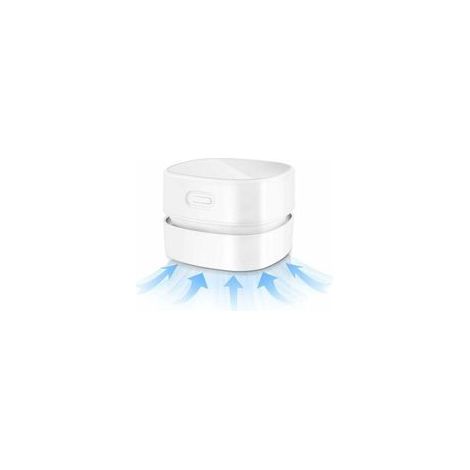 Aspirateur de Bureau sans Fil - Mini Aspirateur de Table Rechargeable USB, Pour Miettes, Poussière, Clavier, Voitures