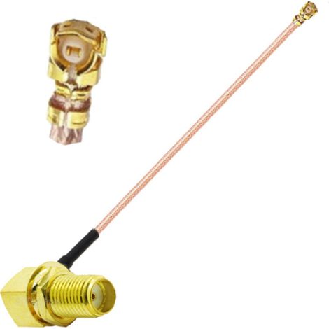 Pigtail uFL weibliche SMA-Buchse abgewinkelt RG178 10cm