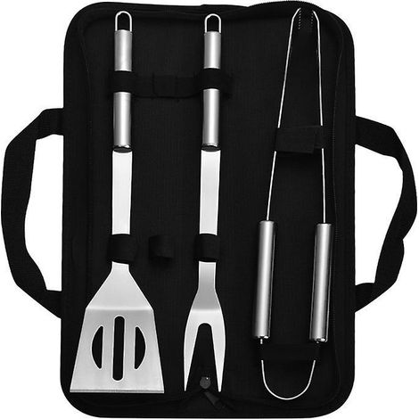 kit D'ustensiles Pour Barbecue En Acier Inox - Avec Coffret De Transport - Rsistant Aux Hautes Tempratures (1/5)