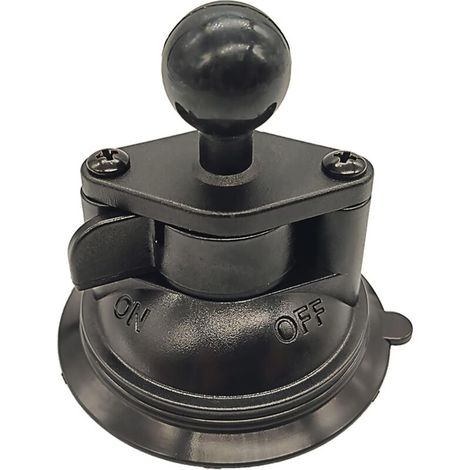 Suction Cup Base with 1" Ball for Vehicle Windshield