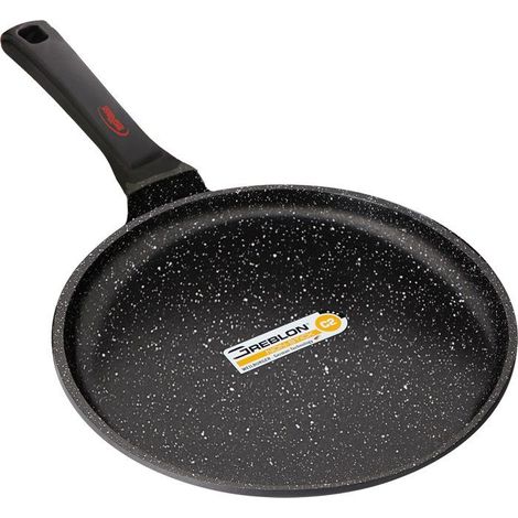 Crepes-Pfanne - INOXIBAR - Ø 26 cm - Antihaft - Für alle Herdarten einschließlich Induktion - Schwarz