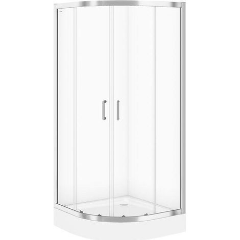 no-name Set B91 cabina doccia trasparente 90x90x190 cm (1/2)