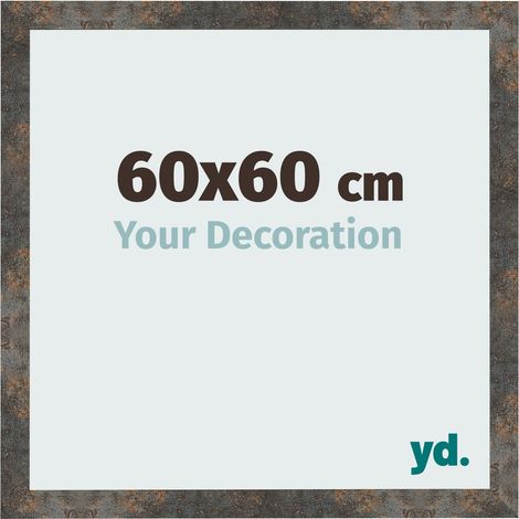 yd. - Cadre photo 60x60 - Metal Oxyde - MDF - Bologna (1/5)
