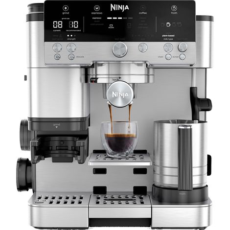 Ninja ES601EU Siebträgermaschine schwarz/edelstahl (1/5)
