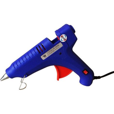 Mini Pistolet à Colle Chaude 80 W Avec 10 Bâtonnets De Silicone Diy Diy