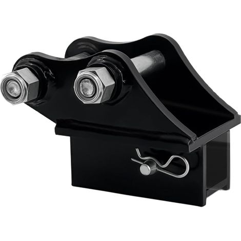 Attache de récepteur d'attelage de remorque pour mini-pelle, langue de 5000 lb, capacité de 20000 pour excavatrices de 0.8 à 1.8T (1/5)