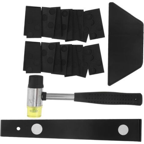 Kit De Pose De Sol Stratifié Barre De Traction Bloc De Serrage Maillet Entretoises Pour Installation De Plancher Outil Installation De Revêtement De Sol (1/5)