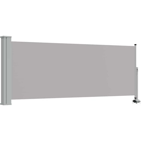 Maison Exclusive - Ausziehbare Seitenmarkise 100x300 cm Grau