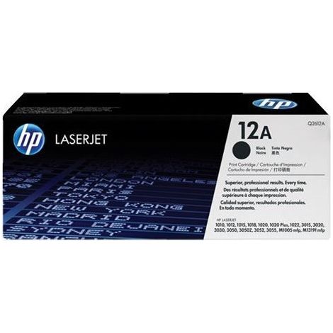 Toner HP Q2612A d'origine toner HP 12A pour imprimantes HP LaserJet 1010, 1020 et 1022 (ORG) (1/5)