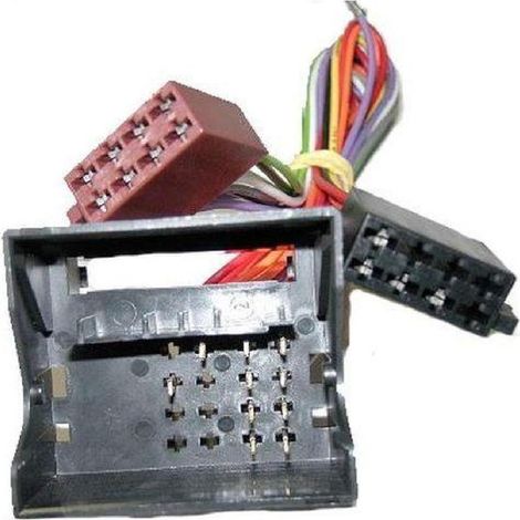 Adaptateur ISO Autoradio AI28BN compatible avec Opel VW - voir liste