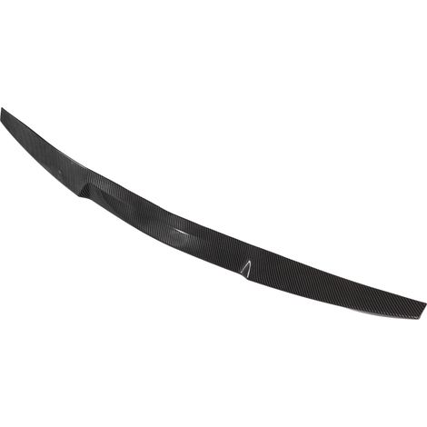 Heckspoiler aus Gummi und Kohlefaser für den Kofferraum, universelle Fahrzeugmodifikation, 121 cm x 7,5 cm (1/5)