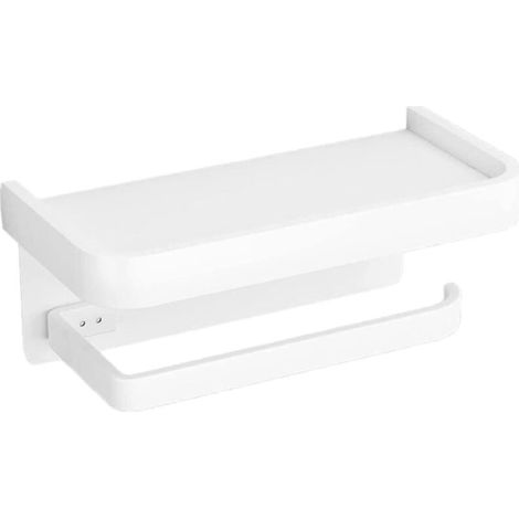 KZQ Selbstklebender Toilettenpapierhalter, Premium Dicker Edelstahl, Rostbeständig, Ohne Bohren, Für Bad, Küche Und Toilette (1 Packung, Gebürstetes Gold) (1/2)