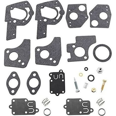 Kit de réparation pour carburateur - Membranes - Joint d'étanchéité pour Moteurs Briggs & Stratton 3 à 5 CV HP 495606 494624 135292 135232 135212 270026 272538 272538S 272637 (1/5)