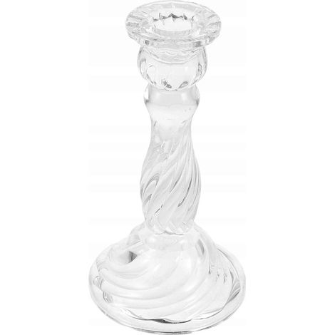 Portacandele decorativo in vetro Ecarla Glamour 16cm SW16 (1/5)