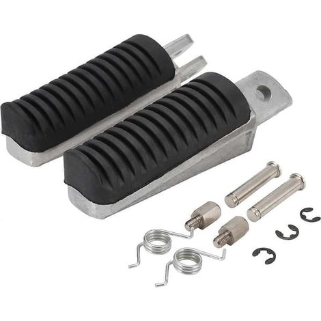 Ecleanfy - Repose-pieds moto Repose-pieds avant pour moto TDR125R FZ6 Fazer FZR600 SP XJ600 NS Diversion YZF 600 R6 (1/5)