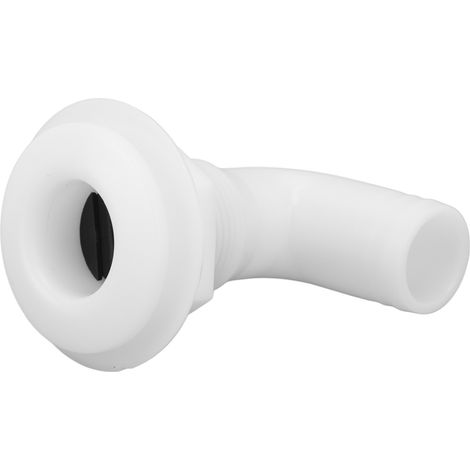 Passe-coque marin étanche, ergonomique, fiable et robuste à 90° pour yachts et bateaux (blanc) (1/5)