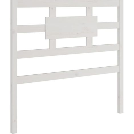 Cabecero accesorio para dormir mueble dormitorio 95,5 x 4 x 100 cm madera blanca TDL0203662