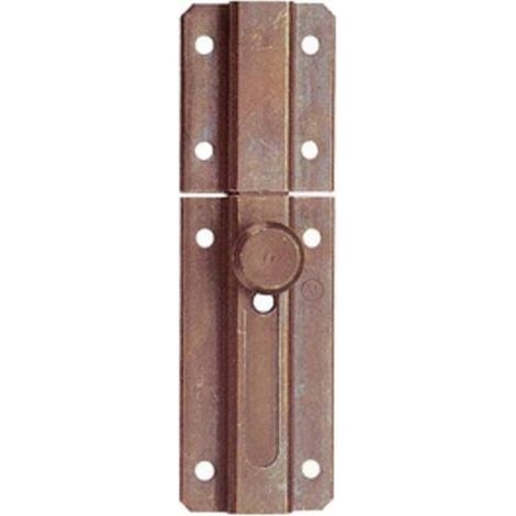 6 x BL CATENACCIOLO ORIZZONTALE 215 ACCIAIO BRONZ 80 MM
