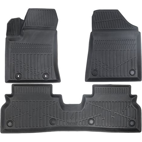 Set mit 4 Stück 3D-Gummifußmatten für den Innenraum Erpassan - KIA EV3 2024+