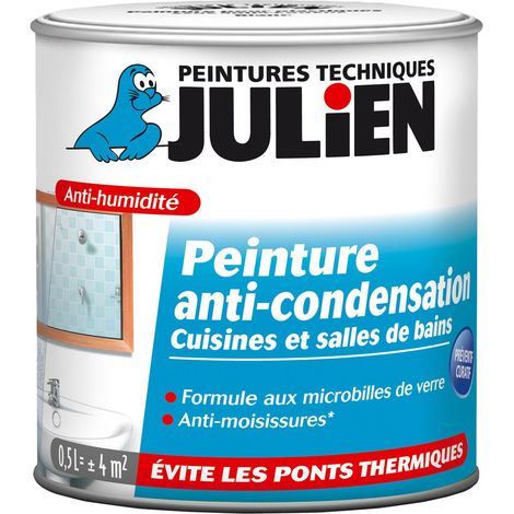 Peinture Anti-Condensation Mat Blanc 0,5 L - Julien