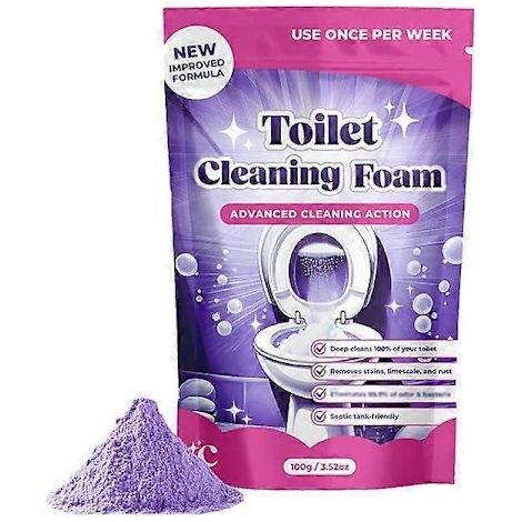 Nettoyant mousse pour toilettes Fizzclean (1 à 5 unités), Nettoyant mousse Fizzclean à action instantanée (1/5)