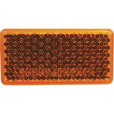 Riflettore rettangolare 70x35mm da incollare