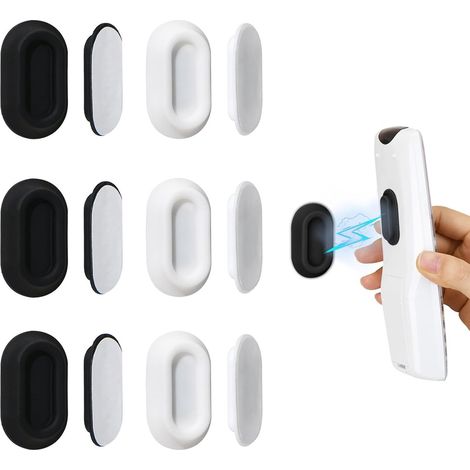 Lot de 6 supports magnétiques en silicone pour télécommandes murales. Support de rangement auto-adhésif avec crochet, sans perçage. Organiseur auto-adhésif pour télécommandes de climatisation et de té (1/5)