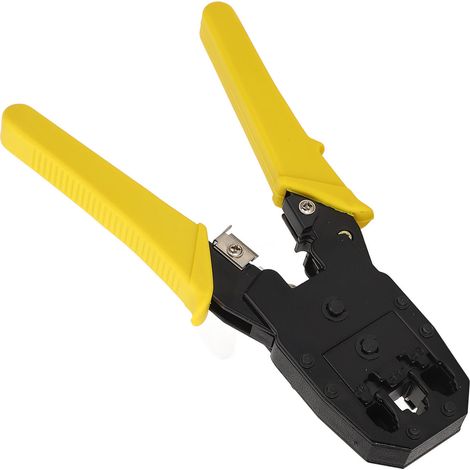 Pince sertissage réseau acier inoxydable 3 ports 4P 6P 8P dénudeur coupe câble multifonction téléphone alarme ordinateur (1/5)