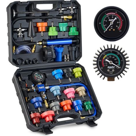 Radiator Pressure Tester, Liquid Filling Kit 31 Pieces (1/5)