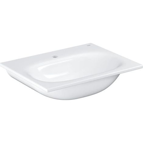 Grohe Essence - Lavabo con troppopieno 60x46 cm, PureGuard, bianco alpino 3956800H (1/5)