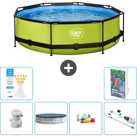 Exit Pool Rund - 300x76 cm - 7-teilig S269
