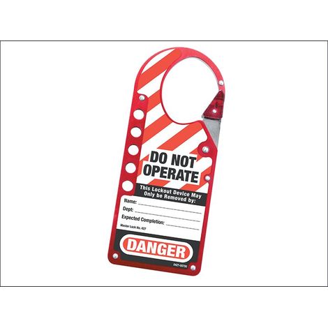 Snap-on Hasp Lockout Labelled MLKS427