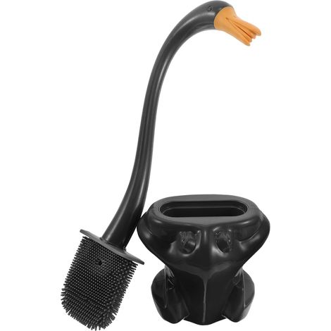 Brush Holder Set Curved Toilet Brush Ideal for Hygienic