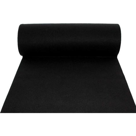 Tappeto moquette guida passatoia per interno esterno Nera H 1 x 30 mt (1/4)