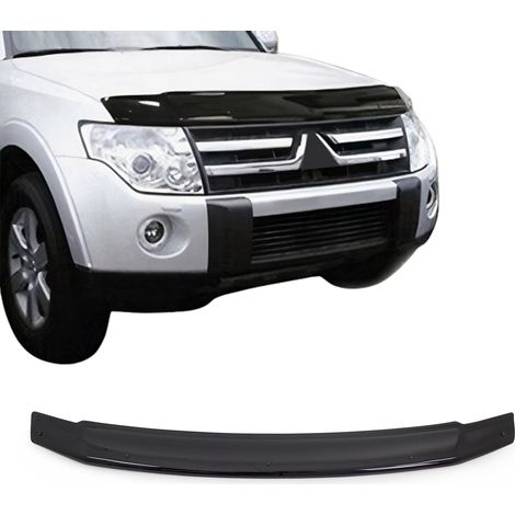 Deflecteurs d'air Capot de Voiture pour Mitsubishi Pajero 2006-2021 SUV Noir (1/5)