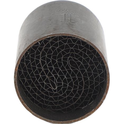 Tuyau d'échappement moto catalyseur inox avant milieu silencieux universel 35x50mm/1.37x1.96in (1/5)