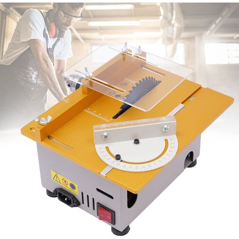 300-W-Mini-Tischsäge mit präzise einstellbarem Sägeblatt Werkzeug für die Holzbearbeitung Schnitttiefe von 1,14 Zoll Tragbare elektrische Mini-Tischsäge Ideal für Heimwerker, Holzbearbeitung und Model