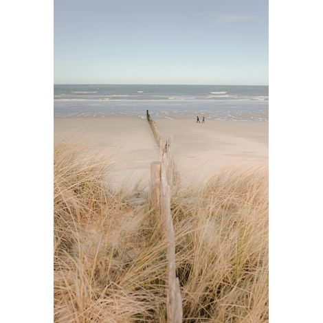 Tableau sur toile bord de plage 30x45 cm - Impression sur Toile Murale Décorative - Image imprimée en HD sur Toile - Toile sur Châssis en Bois FSC - Fabriqué en France