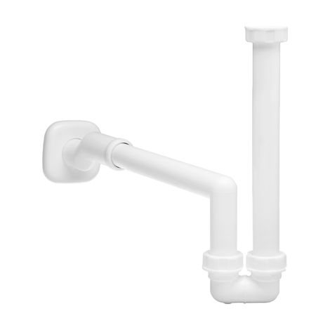 SIFONE ECCENTRICO PER BIDET- Bianco- LIRA- pezzi 1
