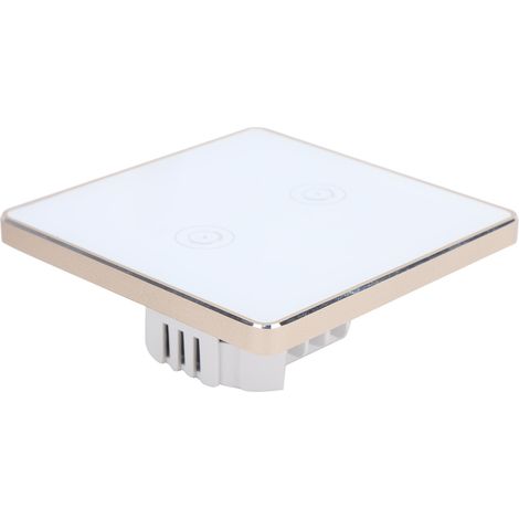Interrupteur intelligent blanc Wi-Fi, télécommande simple sans fil 600 W, 100-240 V CA, 50/60 Hz (1/5)