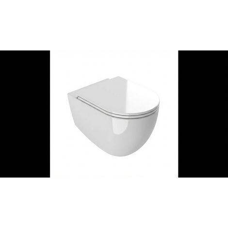 Vaso sospeso infinity easyfix bianco lucido