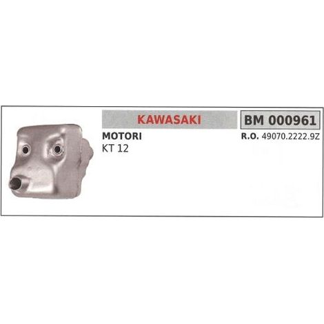 Silencieux KAWASAKI débroussailleuse KT 12 000961