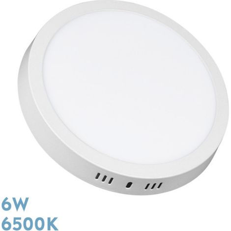 Downlight di superficie Thulita 6w 6500k Bianca 540lm 2,8x12x12 Cm