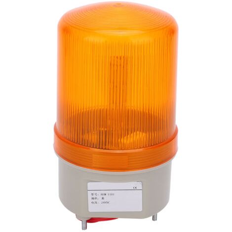 Voyant d'avertissement BERM AllRound jaune, Signal de Source, lampe d'alarme 5W 24VDC (1/5)