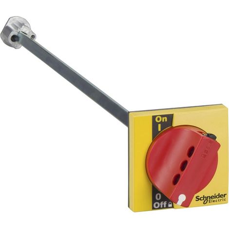 Mando rotativo SCHNEIDER INS40 con candado OFF y montaje frontal, 160A máximo.