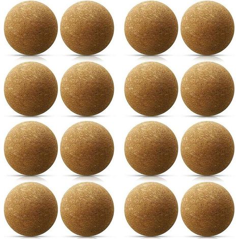 16 Pièces Bouchon de Boule de LièGe de Vin Bouchon de LièGe de Vin Boule de LièGe en Bois pour le Remplacement Du LièGe de Carafe